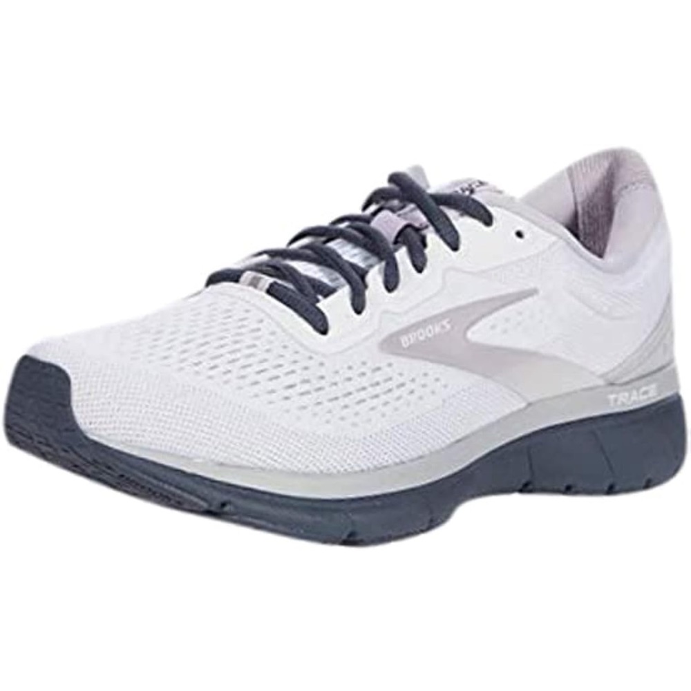 Sz 8.5 GC Brooks Trace white/gray/ombré blue